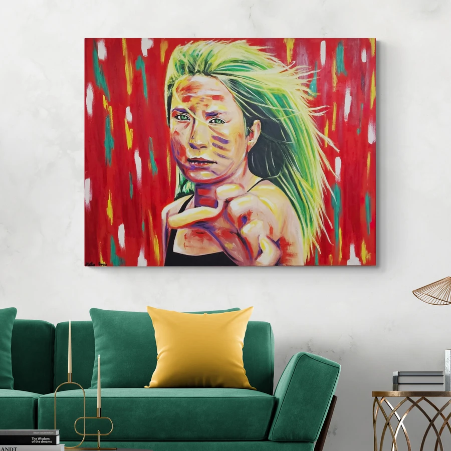 פריחת הנשמה - הדפס משודרג עם צבע