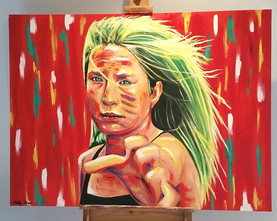 פריחת הנשמה - הדפס משודרג עם צבע