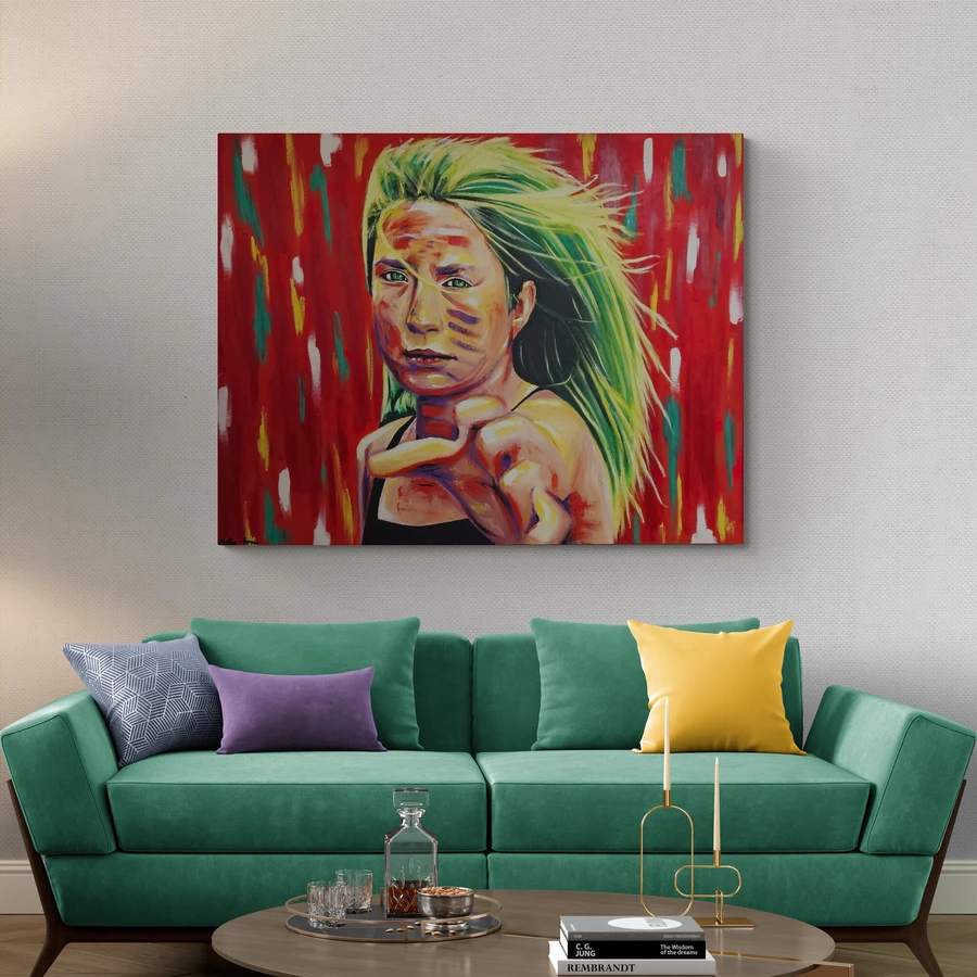 פריחת הנשמה - הדפס משודרג עם צבע