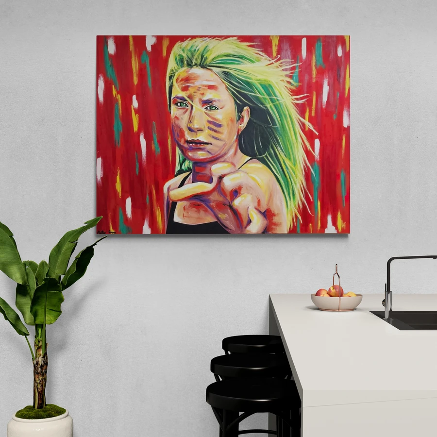 פריחת הנשמה - הדפס משודרג עם צבע