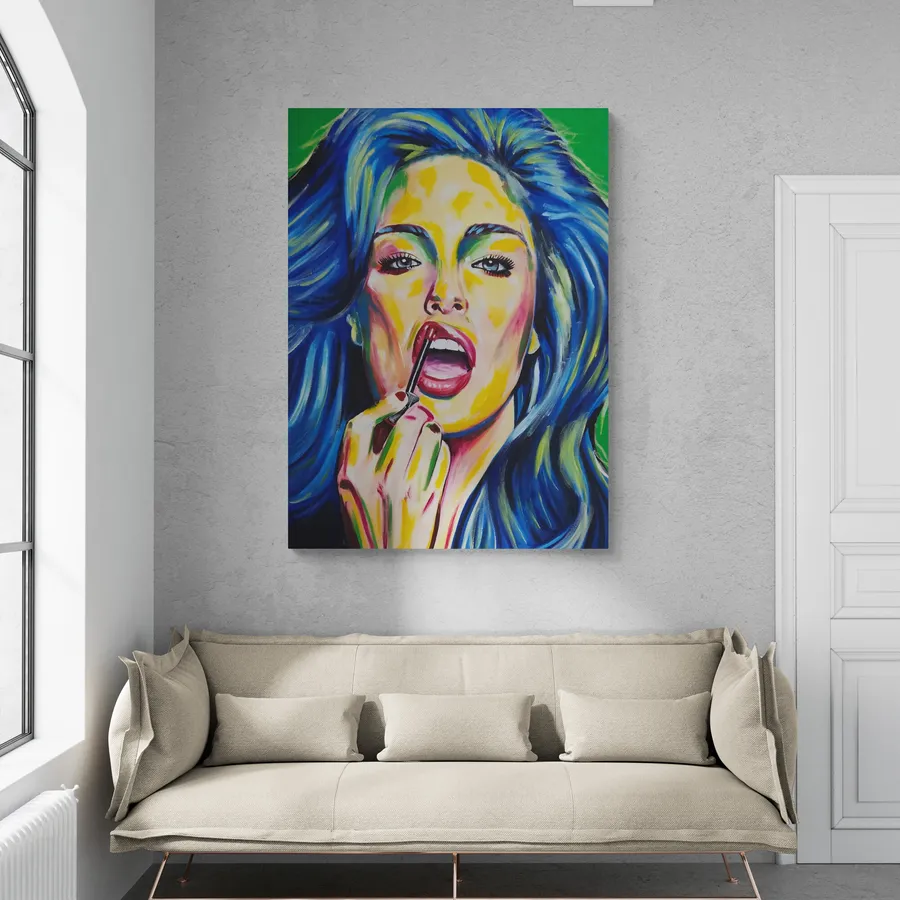 עוצמת היופי - הדפס משודרג עם צבע