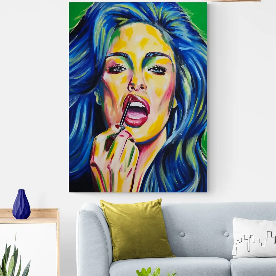 עוצמת היופי - הדפס משודרג עם צבע