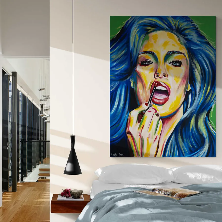 עוצמת היופי - הדפס משודרג עם צבע