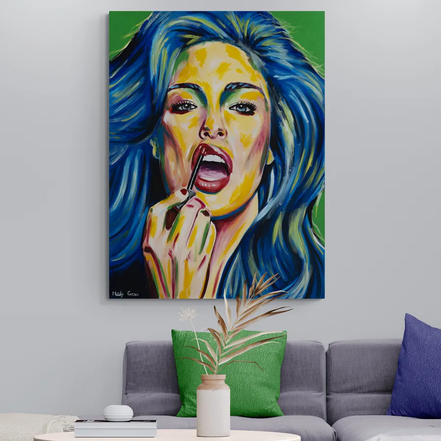 עוצמת היופי - הדפס משודרג עם צבע