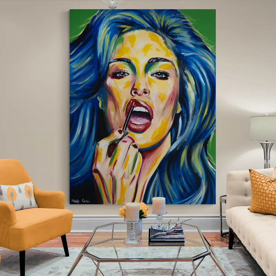 עוצמת היופי - הדפס משודרג עם צבע