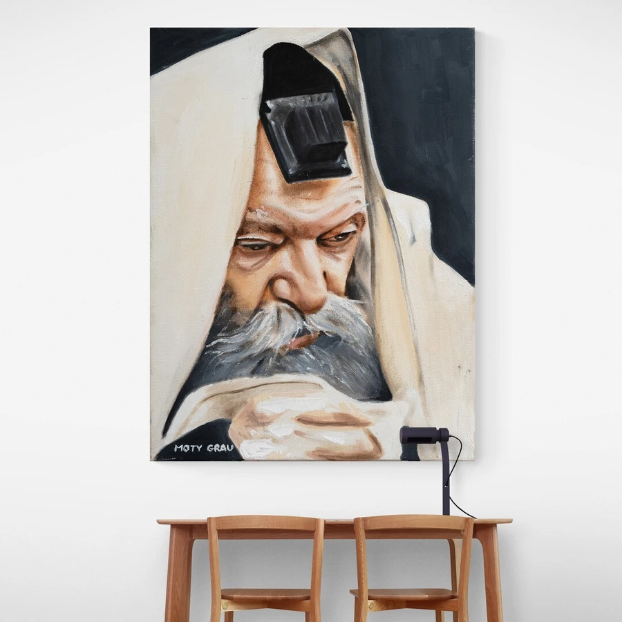 הרבי מלובביץ'; מניח תפילין