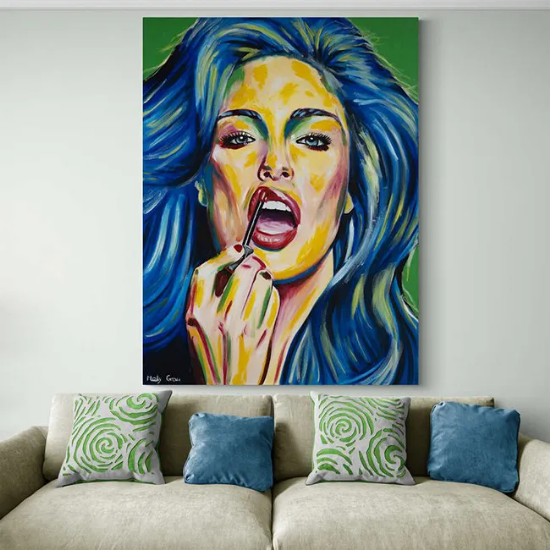 עוצמת היופי - הדפס משודרג עם צבע