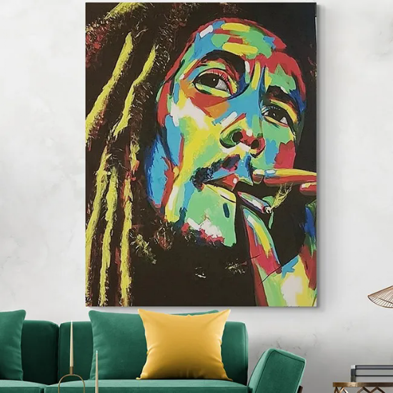 בוב מארלי - הדפס אומנותי